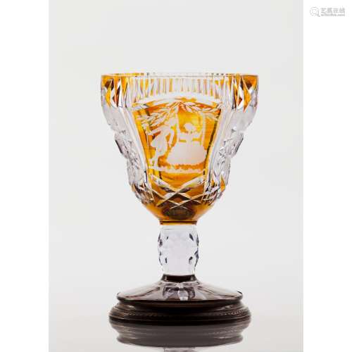 A drinking glass