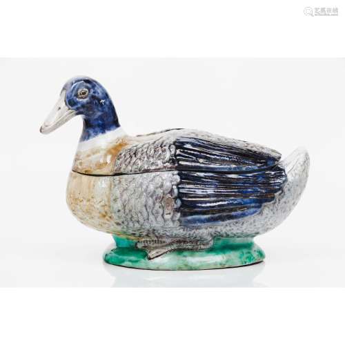 A "duck" tureen and cover