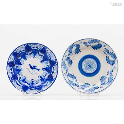 A set of two plates