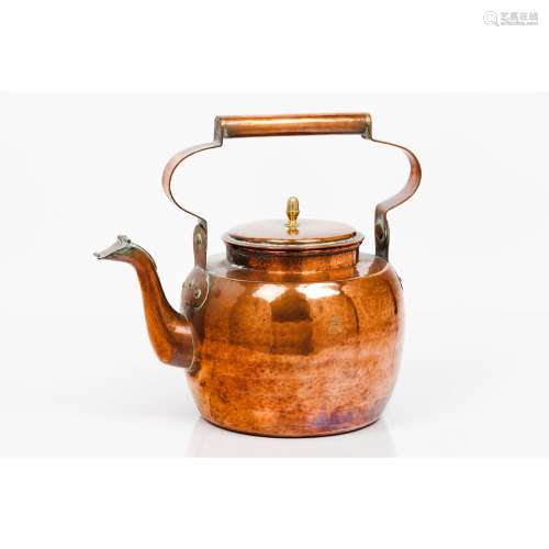 A large kettle of removable handle