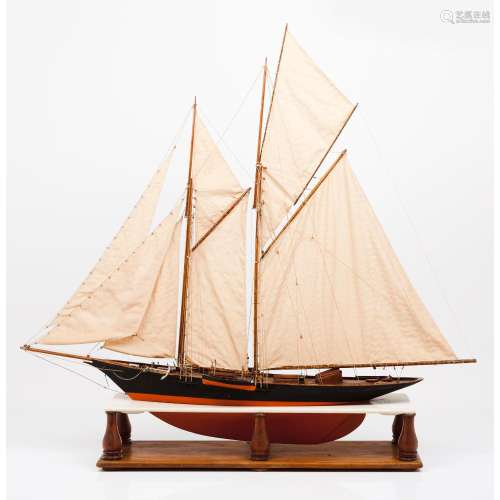 A model od a tall ship