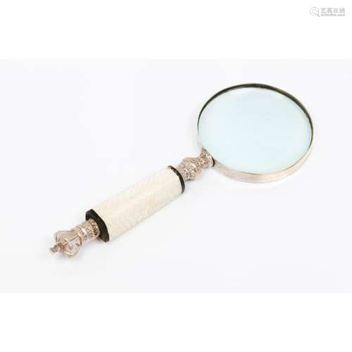 A large magnifying glass