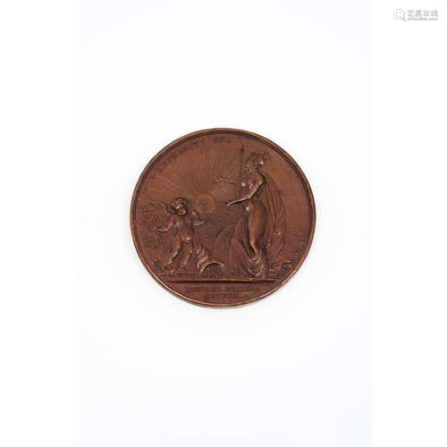 A commemorative medal for the birth of Crown Prince Pedro, f...