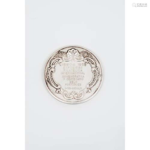 A commemorative medal for the first centennial of the Portug...