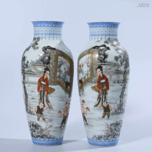 A pair of pastel bottles in the Republic of China