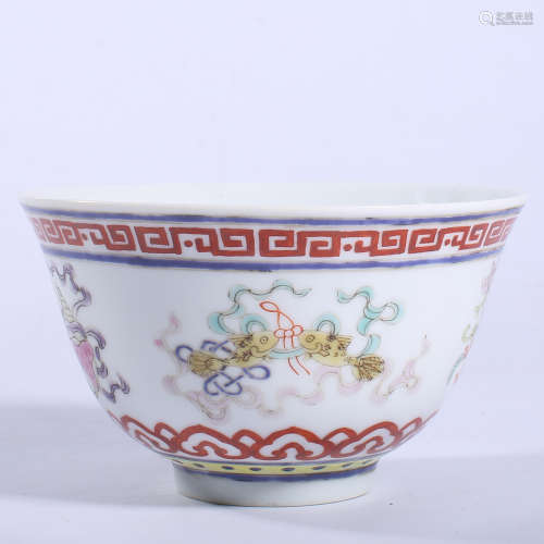 Daoguang pastel bowl in Qing Dynasty