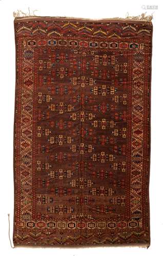 A Yamud Turkmenistan area rug