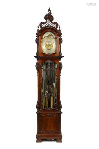 An English S. Smith and Son longcase clock