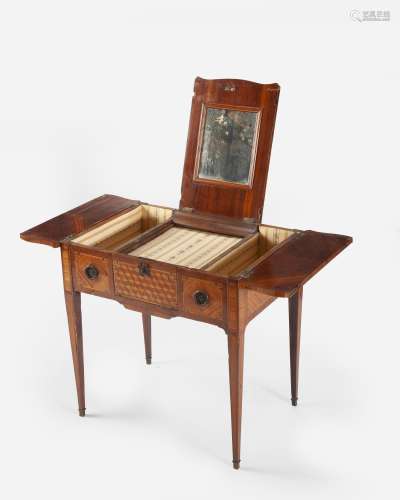 A French marquetry dressing table