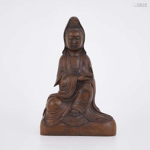 Wood Figure of Guanyin