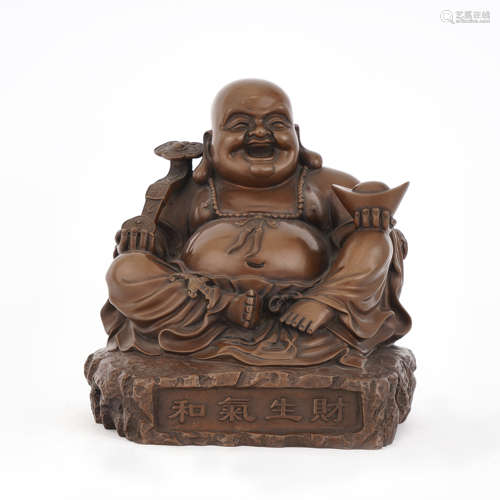 Red Copper Figure of Budai