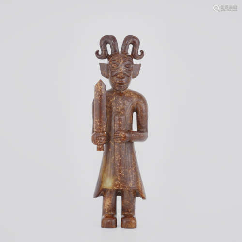 Elder Jade Figure
