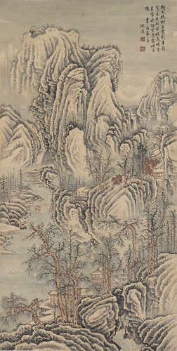 Chinese Landscape Painting by Shen Zhou