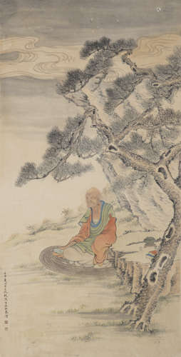 The Arhat，Painting by Wu Bin