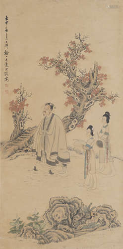 Chinese Figure Painting by Chen Hongshou