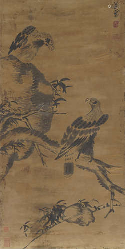 Chinese Bird Painting by Bada Shanren