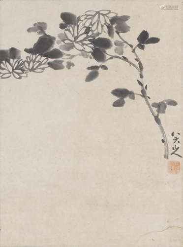 Chinese Flower Painting by Bada Shanren