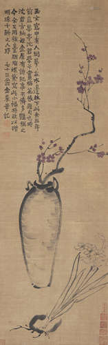 The Plum Flower，Painting by Jin Nong