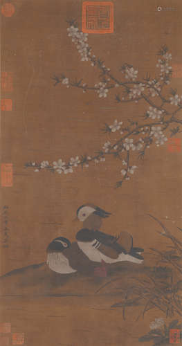 Chinese Bird-and-Flower Painting by Wu Bing