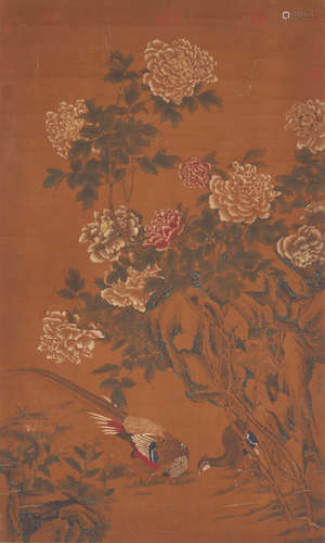 Chinese Bird-and-Flower Painting by Li Di