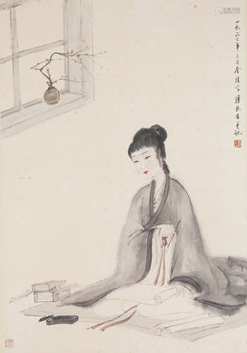 Chinese Figure Painting by Fu Baoshi