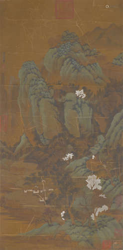 Chinese Landscape Handscroll by Li Tang