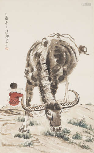 The Buffalo，Painting by Xu Beihong