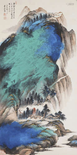 Chinese Landscape Painting by Zhang Daqian