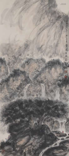 Chinese Landscape Handscroll by Fu Baoshi