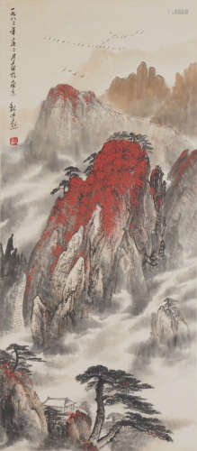 Chinese Landscape Painting by We Zixi