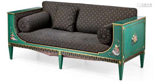 Zweisitziges Sofa Lysberg & Hansen, Kopenhagen 1911-1933