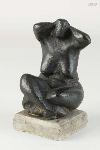 Bronze figure, Woman