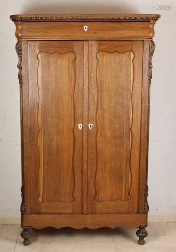 Antique Dutch girl's wardrobe, 1860