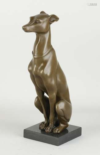 Bronze figure, Greyhound