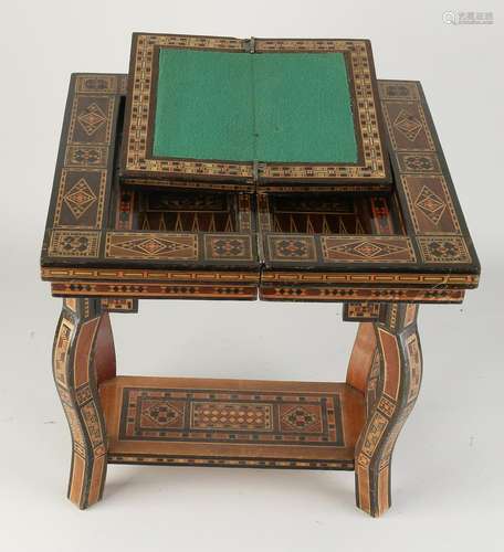 Small African gaming table