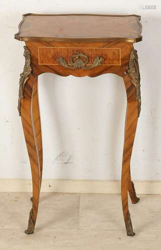 Side table with marquetry