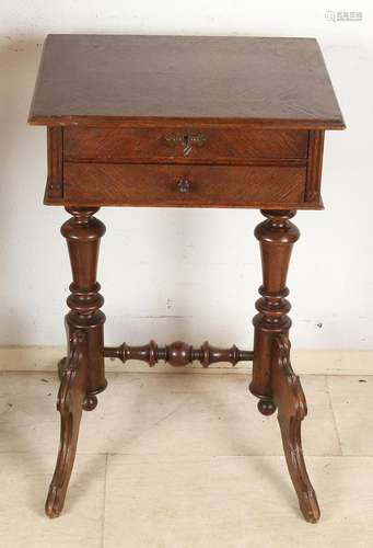 Antique sewing table, 1880