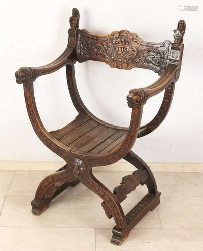 Scissor chair, 1880