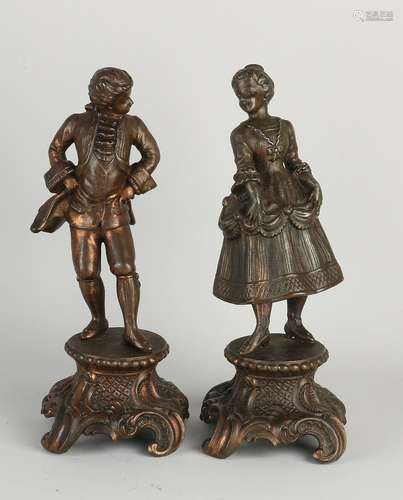 Two antique figures