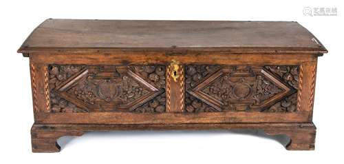 18th century oak chest