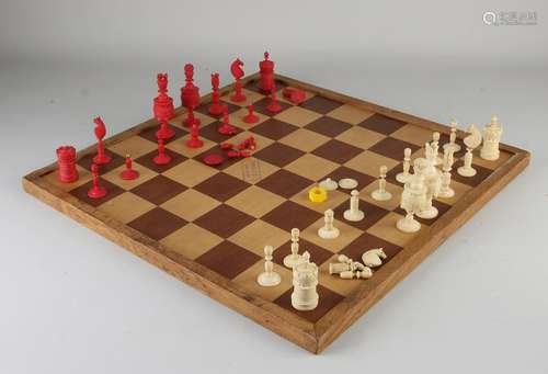 Chess game with board