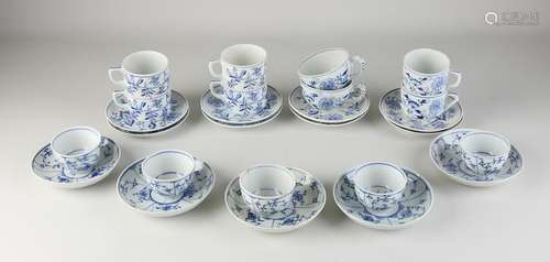 Lot Zwiebelmuster porcelain, 1900