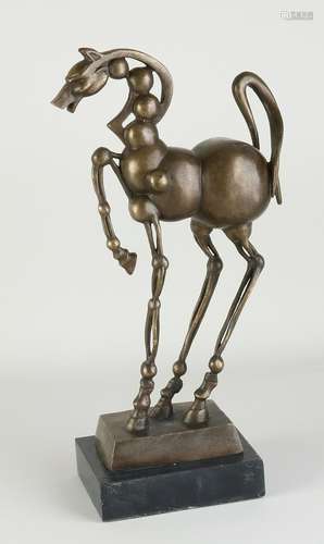 Bronze figure, Horse (after Dali)