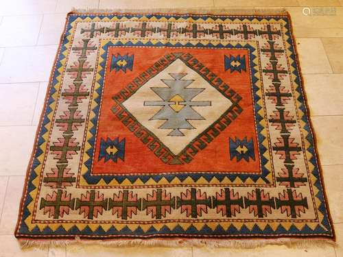 Kazak carpet, 150 x 150 cm.