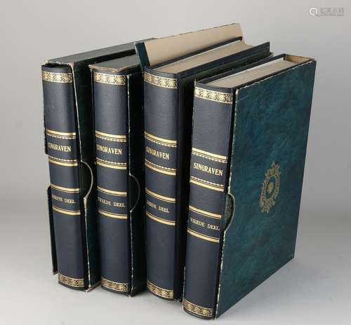 4-piece antiquarian book set Singraven