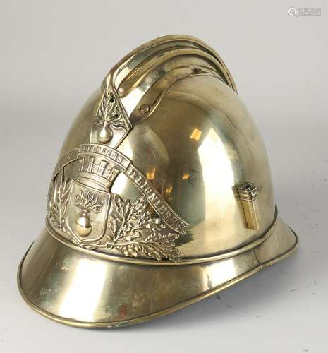 Old fire helmet