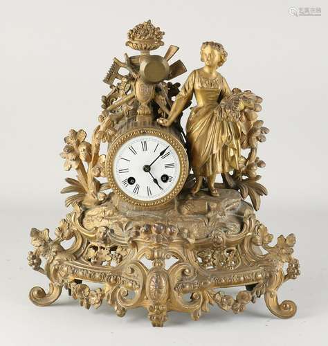 French mantel clock, 1870