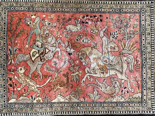 Persian rug, 58 x 84 cm.