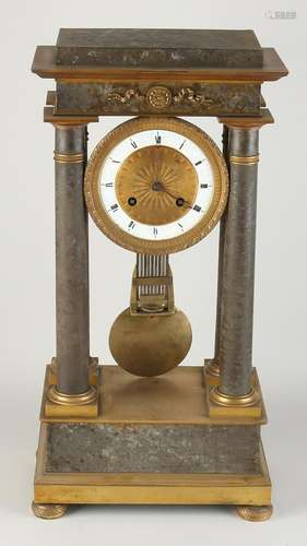 French portal clock, 1820