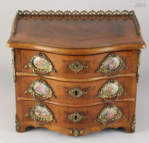 German miniature chest of drawers